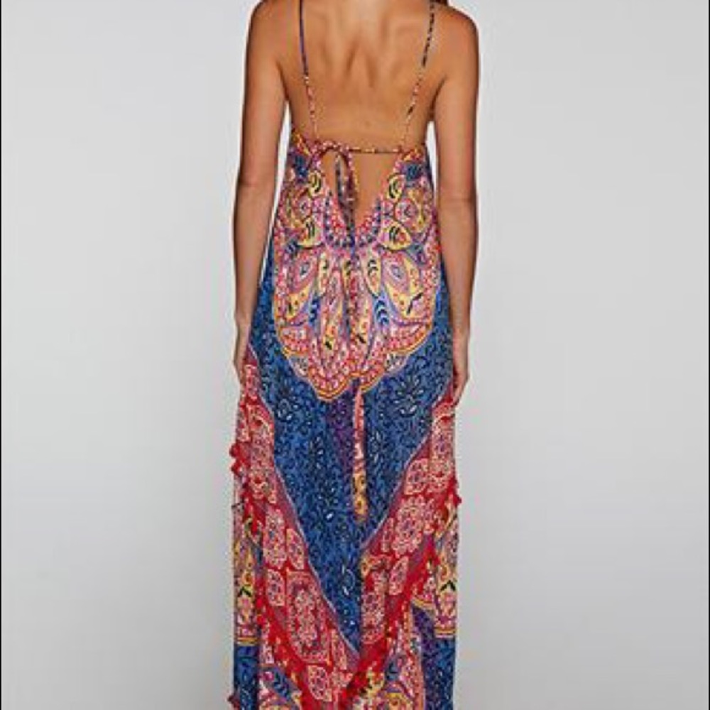 Lovestitch Boho Sheer Scarf Dress